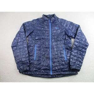 Mountain Hardwear Ghost Whisperer Jacket Womens M Blue Lightweight Down Puffer *